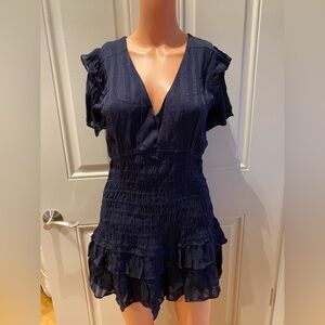 Loveshackfancy midnight navy Dress